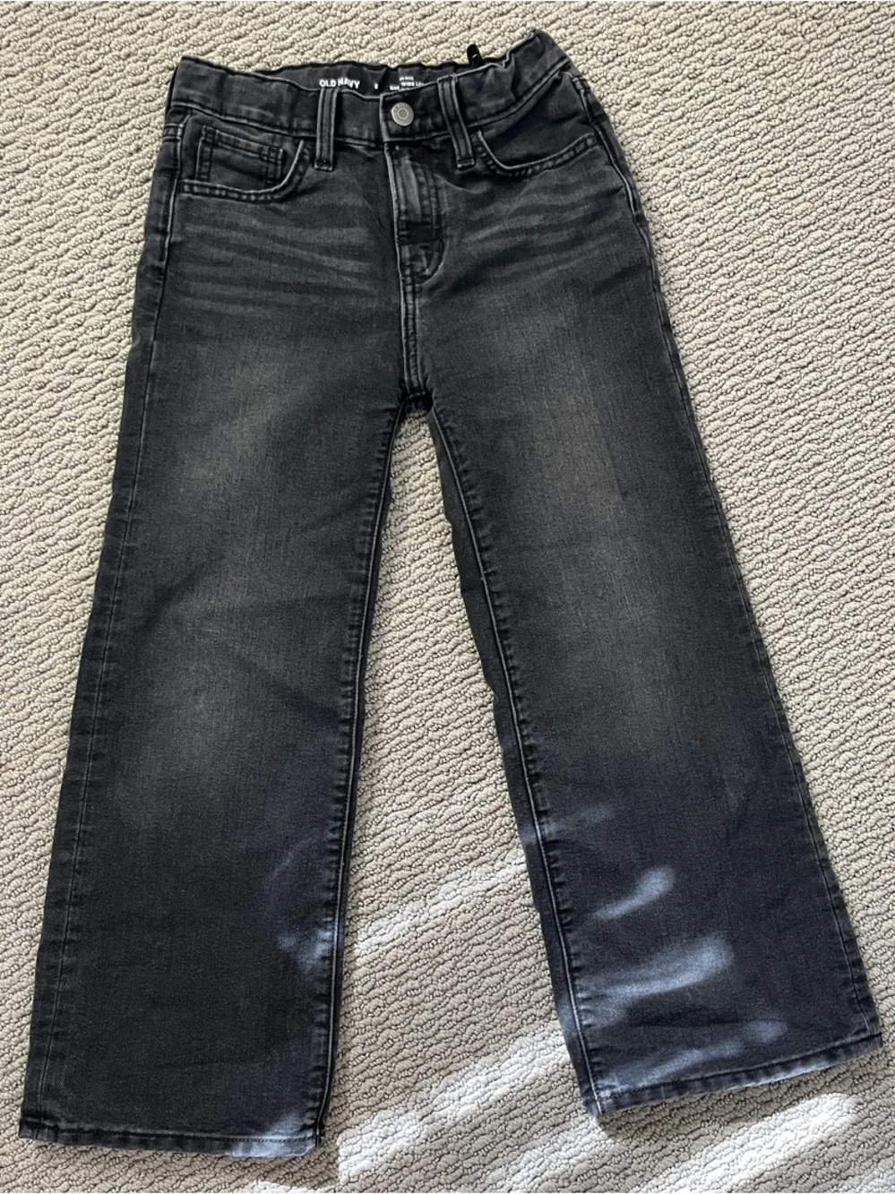 Old Navy Black Straight-Leg Jeans